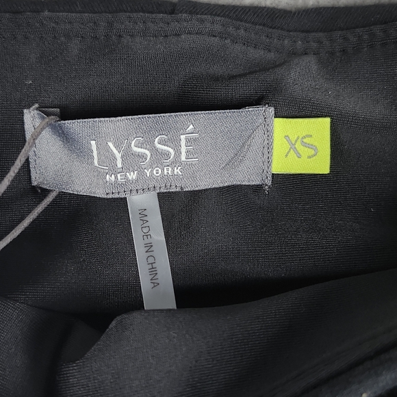 Lysse Crop Black Women Size XS 360° Smoothing Waistband Cotton Spandex NIB - Picture 6 of 15